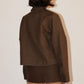 Contrast Stitch Collar Jacket