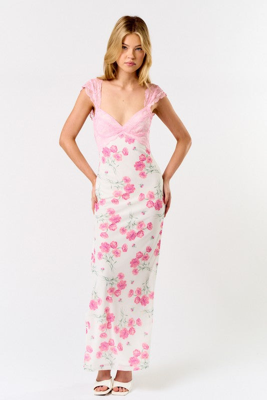Pretty In Pink Maxi Dress