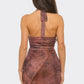 Mini Animal Print Dress