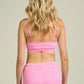 Pink Striped Bra