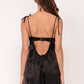 Black Silk Mini Dress