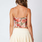Red Floral Corset
