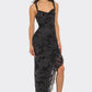 Black Floral Maxi
