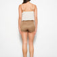 Ivory Lace Trim Cami Top