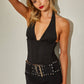 Outlaw Studded Belt Shorts