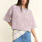 Multi Striped Cropped Soft Knit
