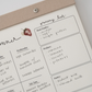 Meal Planner Notepad