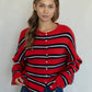 Piper Cardigan - Varsity Stripe