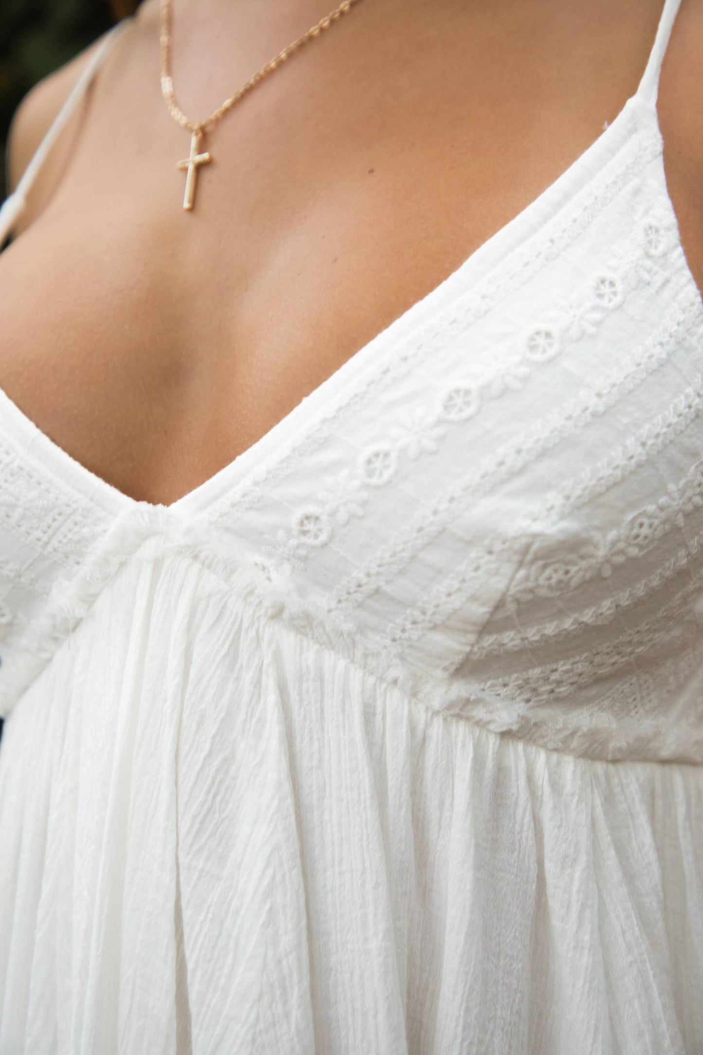 Amber Frayed Hemline Baby Doll Dress
