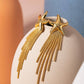 Malibu 18K Gold Non-Tarnish Star Tassel Earring
