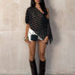 Polka Dot One Shoulder Top