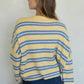 Piper Cardigan - Varsity Stripe