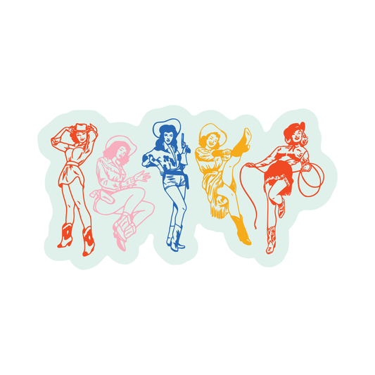 Cowgirl Do - Si - Do High Quality Vinyl Sticker