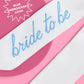Something Blue Bow - White Satin Embroidered Bow