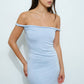 Twist Off The Shoulder Maxi Dress