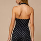 Polka Dot Sweetheart Halter Top
