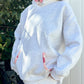 Pearl Grey Gemma Patchwork Quilted Hoodie