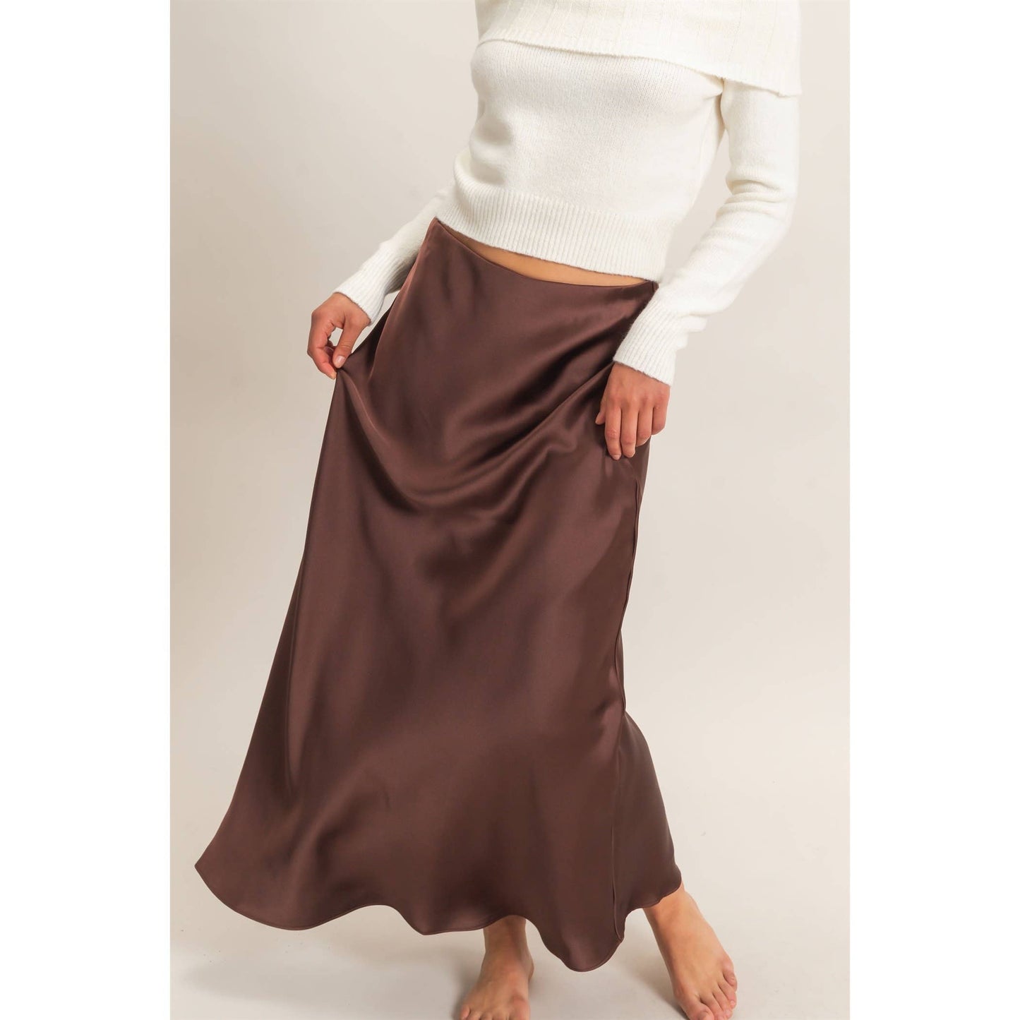 Satin Maxi Skirt