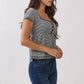 Stripe Babydoll Top