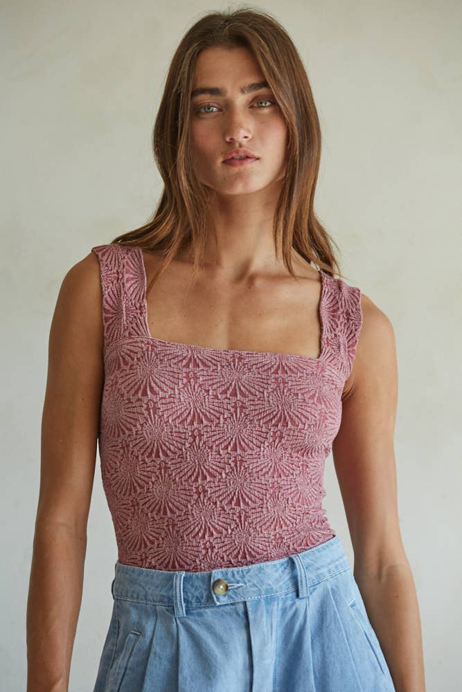 Seamless Jacquard Tank