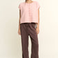 Soft Button-Front Knit Top