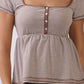 Stripe Babydoll Top