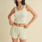 Pointelle Lounge Tank