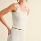 Pointelle Lounge Tank
