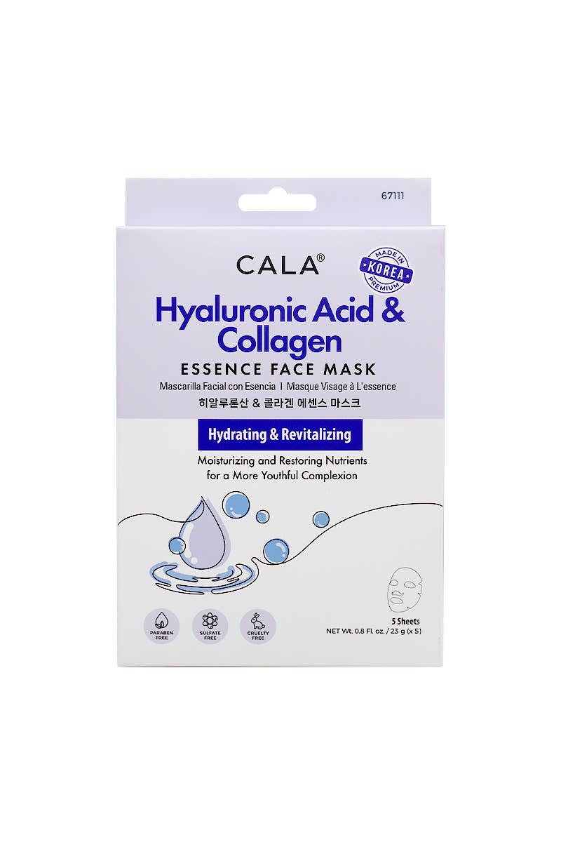Hyaluronic Acid & Collagen Essence Face Mask