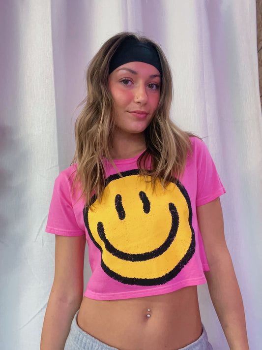 Smiley Face Graphic Tee