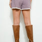 Plaid Ruffle Shorts
