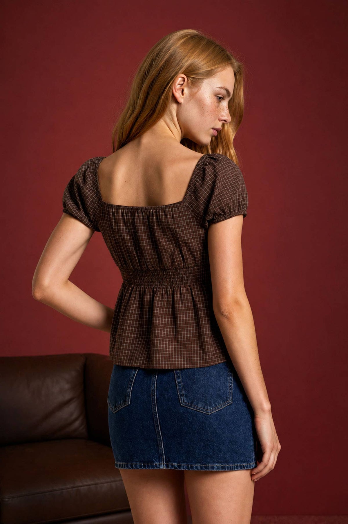 Autumn Puff Sleeve Top