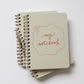 Pink Bow Spiral Notebook