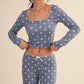 Teddy Bear Print Top