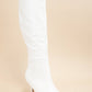 Croc Pattern Patent Finished Pointed Heel Boot