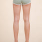Pointelle W/Lace Mini Shorts