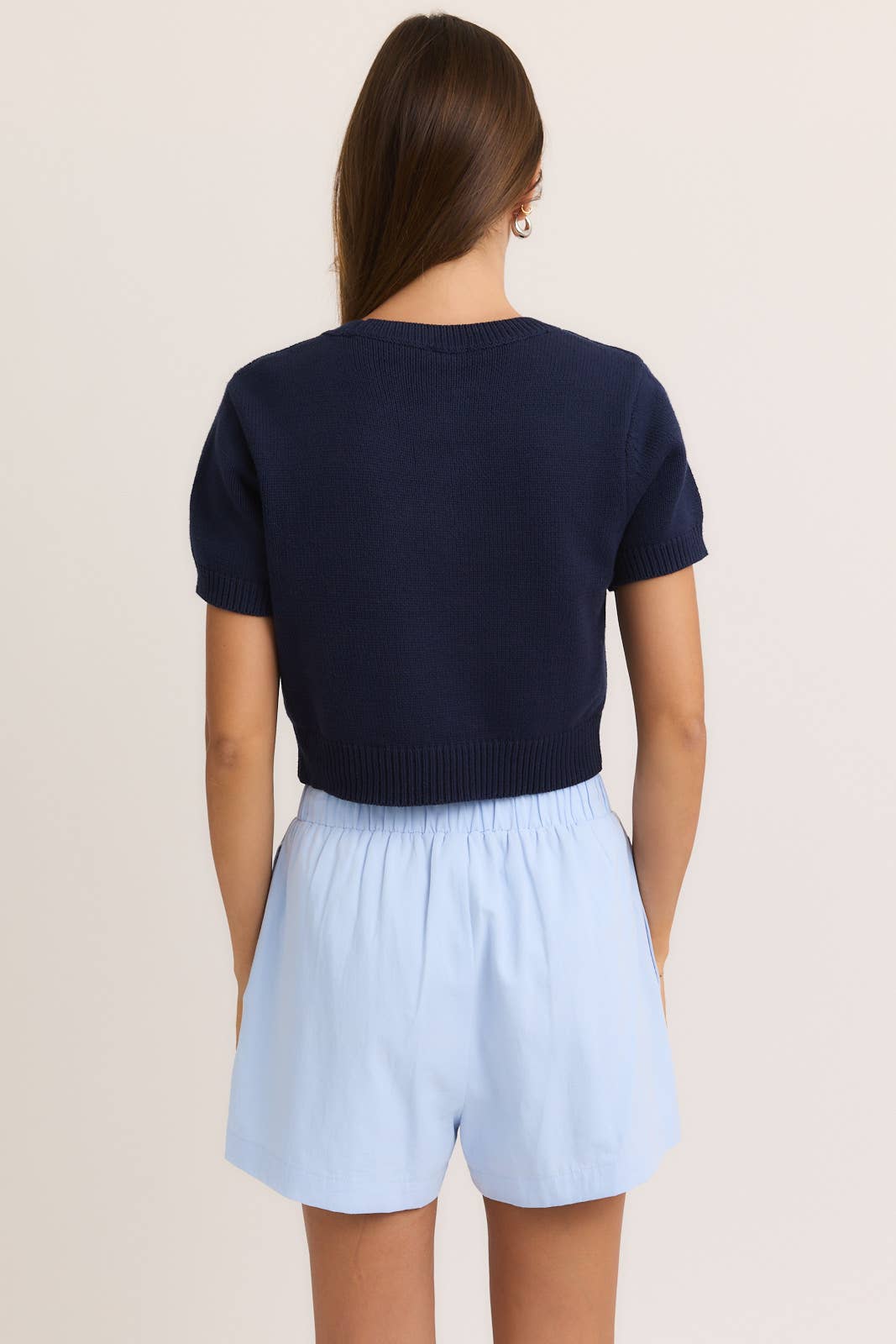 Short Sleeve Teddy Bear Top
