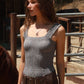 Lace Textured Square Top