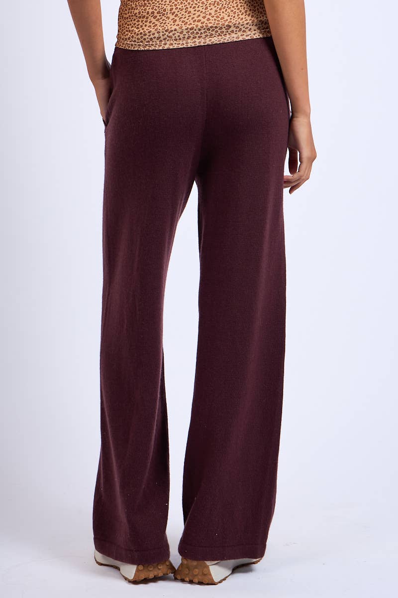 Knit Straight Leg Pants