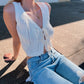 Cream Vest
