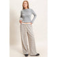 Striped Wide-Leg Pants