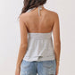 Stripe Halter Top