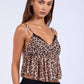 Leopard Ruffle Cami