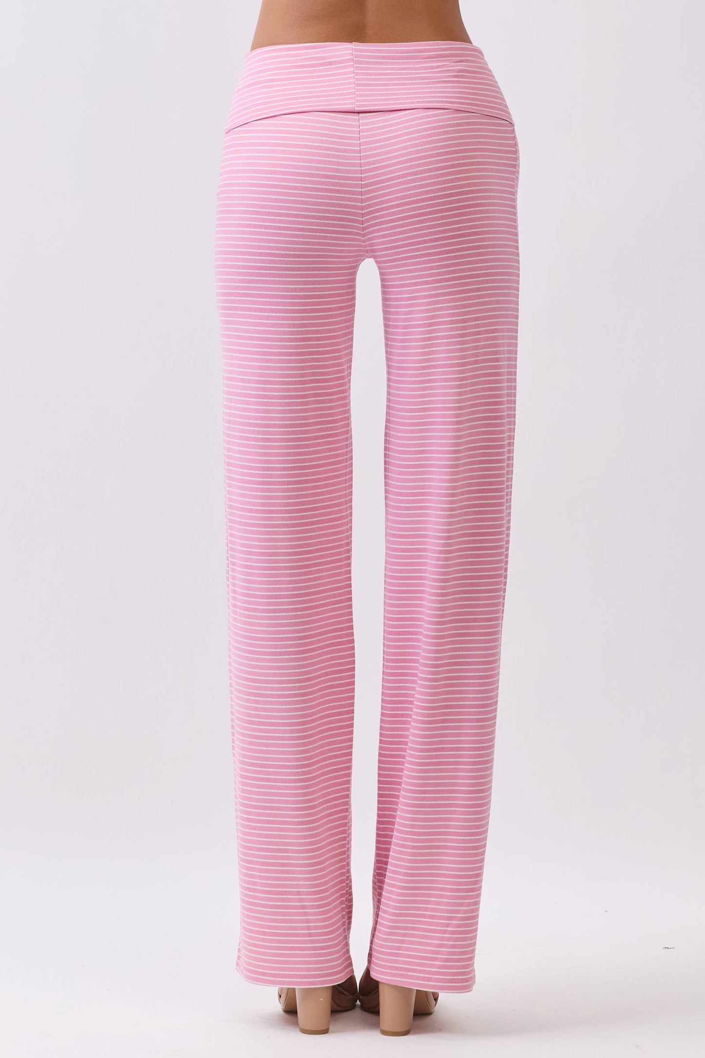 Striped Straight Leg Bottoms