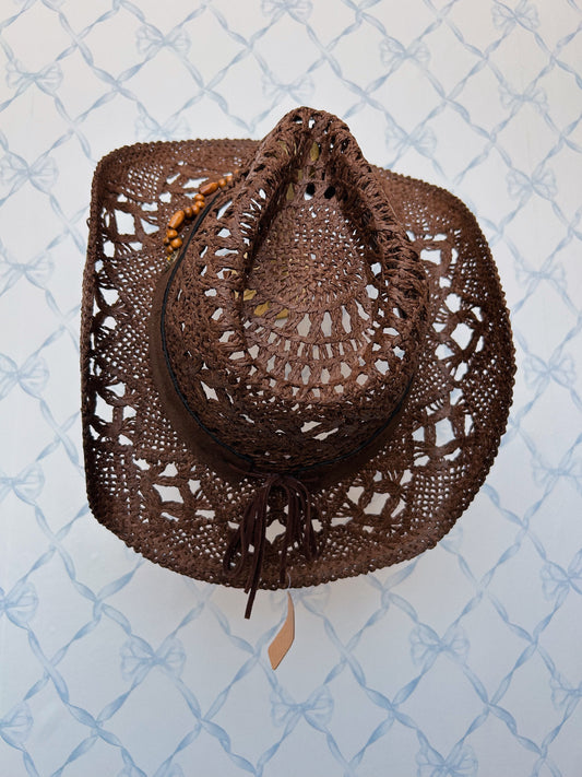 Brown Cowgirl Hat