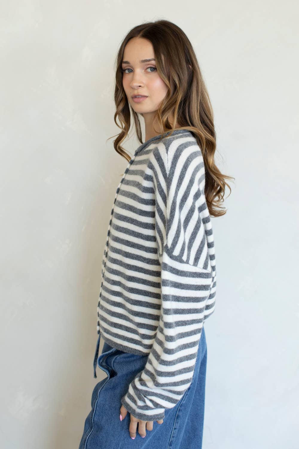 Piper Cardigan - Striped