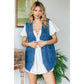Denim Vest with Pockets
