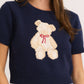 Short Sleeve Teddy Bear Top