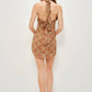 LOUIS DEEP V-NECK MINI DRESS
