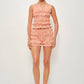 AINSLEY SMOCKED GINGHAM TANK